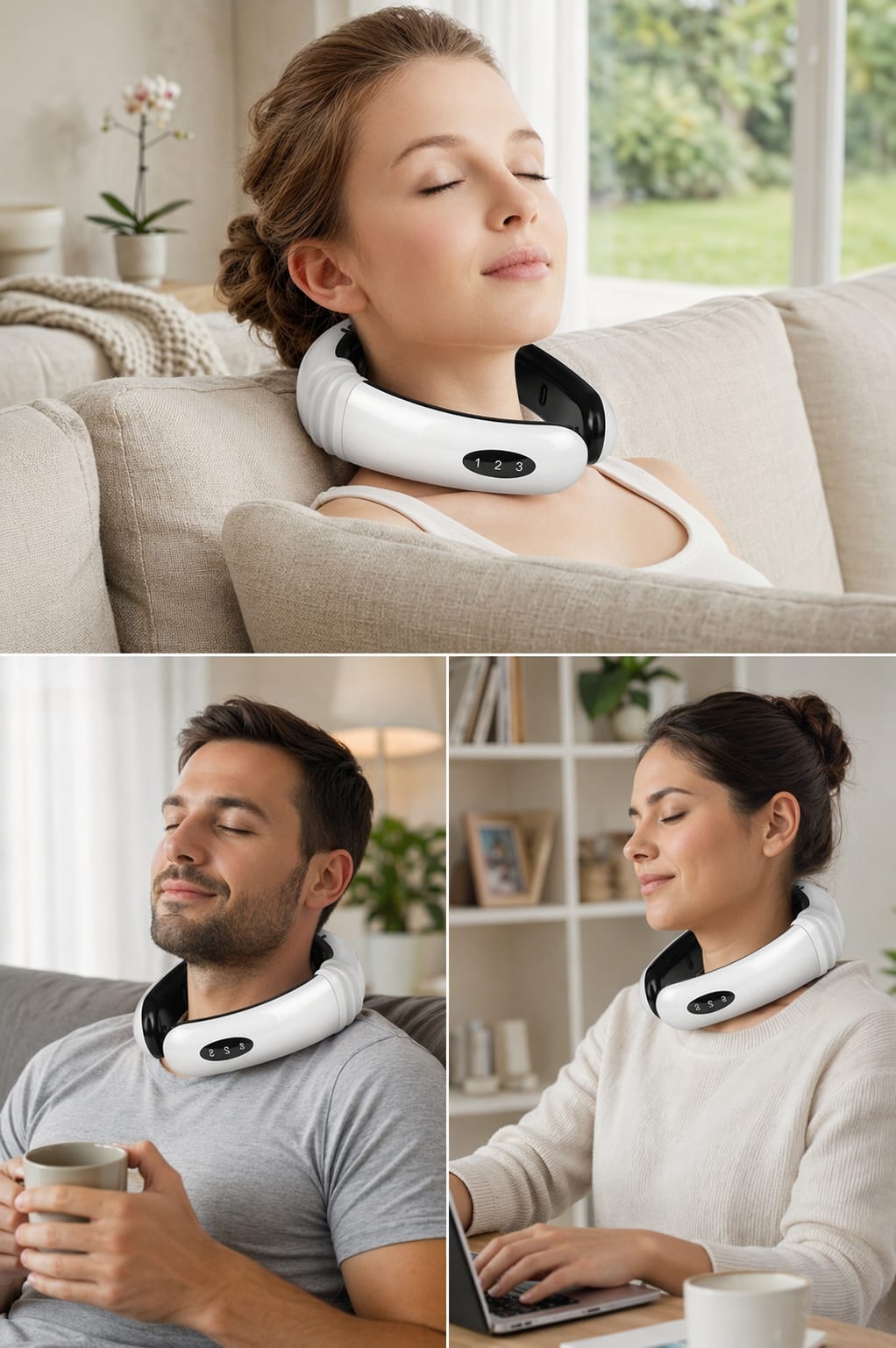 RECUPERA EL DESCANSO DE TU CUELLO CON EL MASAJEADOR CERVICAL EMS